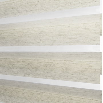 Designer Banded Shades Fabric: Dobby   Color: Coconut Milk