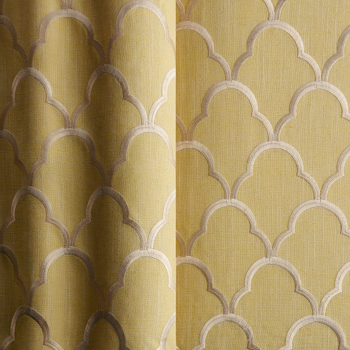 Design Studio Drapery Fabric: Transcend   Color: Saffron