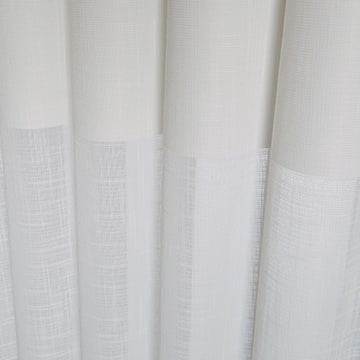 Luminette Fabric: Sheer Linen   Color: White Dawn